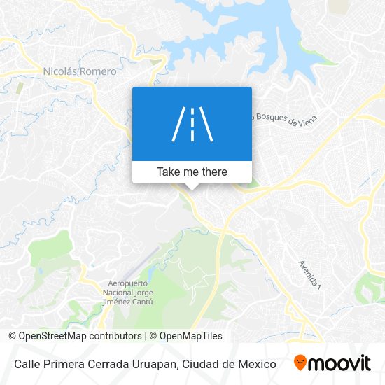Calle Primera Cerrada Uruapan map