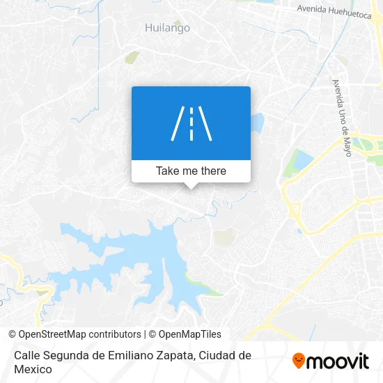 Mapa de Calle Segunda de Emiliano Zapata