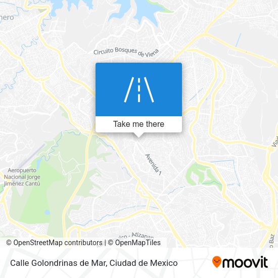 Mapa de Calle Golondrinas de Mar