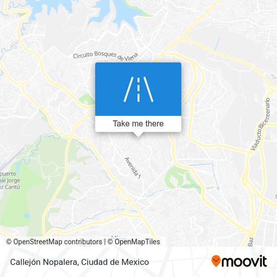 Callejón Nopalera map