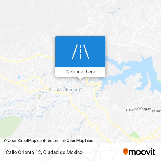 Calle Oriente 12 map