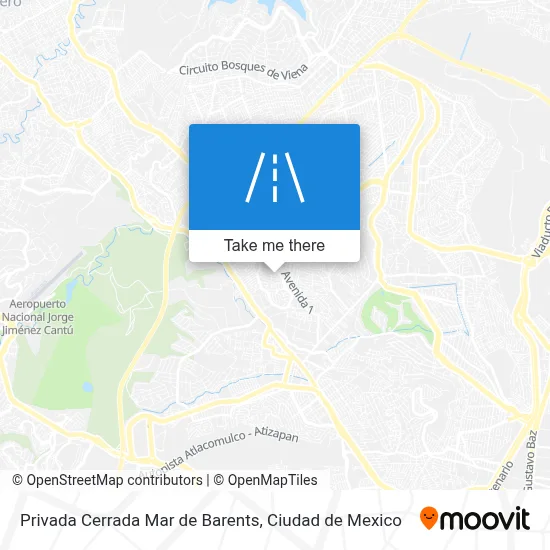 Privada Cerrada Mar de Barents map