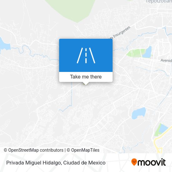 Privada Miguel Hidalgo map