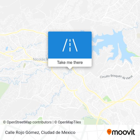 Mapa de Calle Rojo Gómez