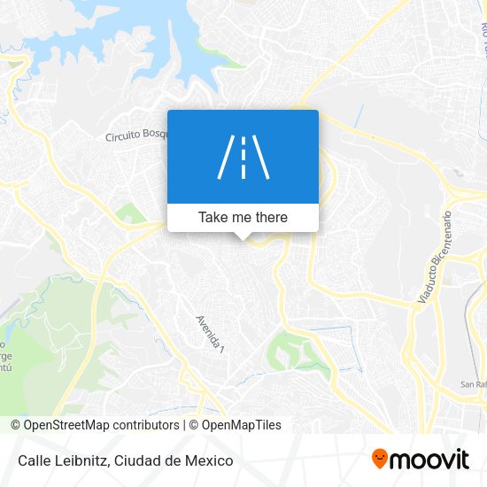 Mapa de Calle Leibnitz
