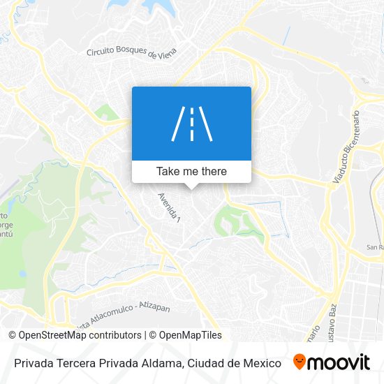 Privada Tercera Privada Aldama map