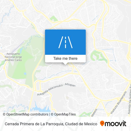 Cerrada Primera de La Parroquia map