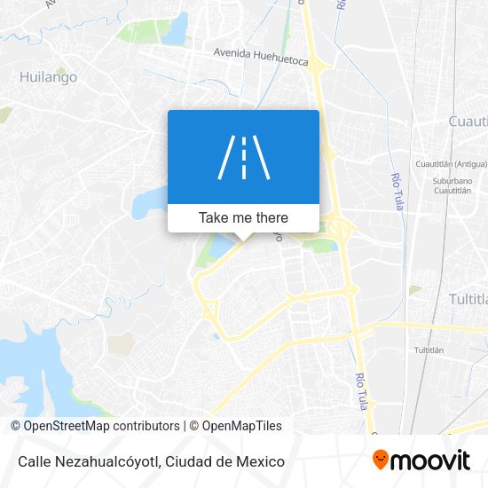 Calle Nezahualcóyotl map