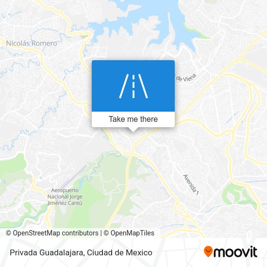 Privada Guadalajara map