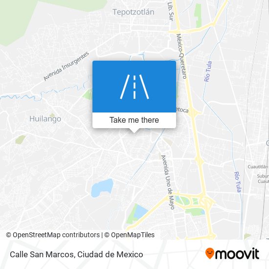 Calle San Marcos map