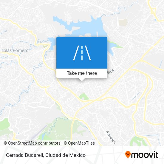 Mapa de Cerrada Bucareli