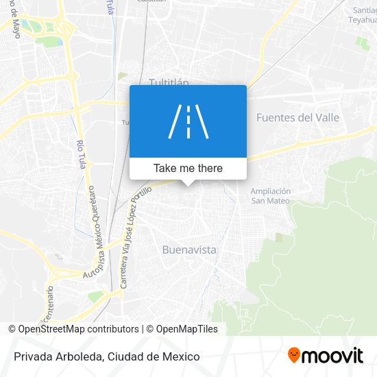 Privada Arboleda map