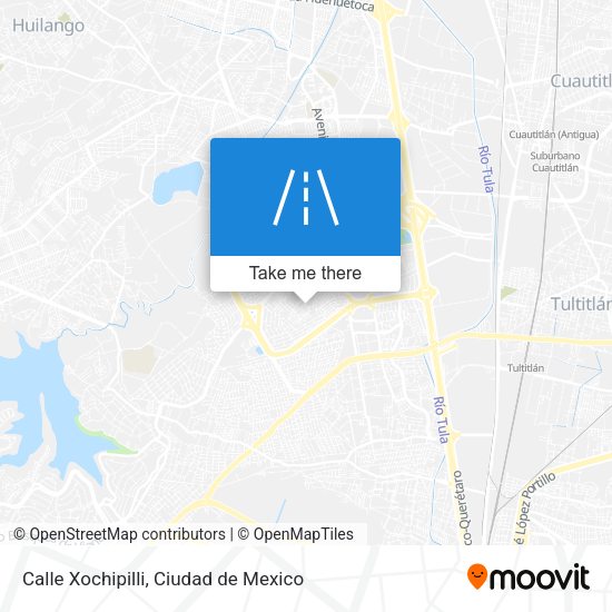Calle Xochipilli map