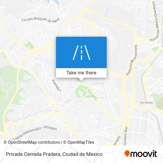 Mapa de Privada Cerrada Pradera