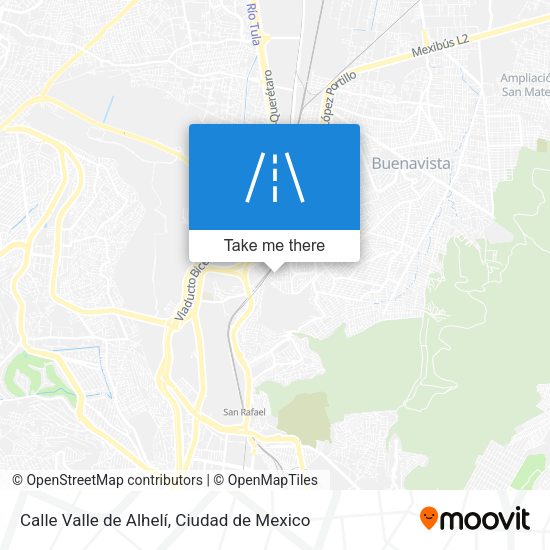 Mapa de Calle Valle de Alhelí