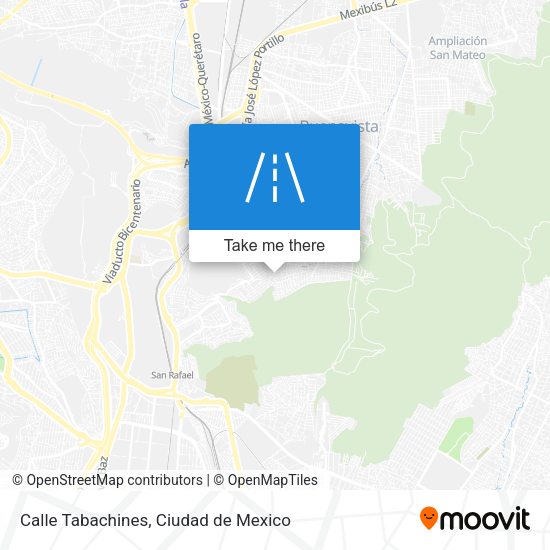 Calle Tabachines map