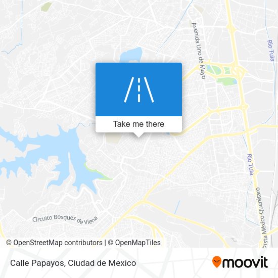 Calle Papayos map