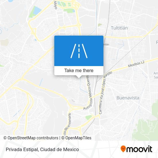 Privada Estipal map