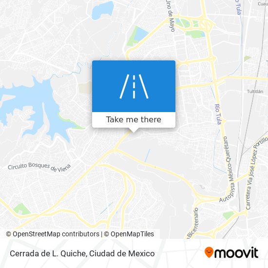 Mapa de Cerrada de L. Quiche