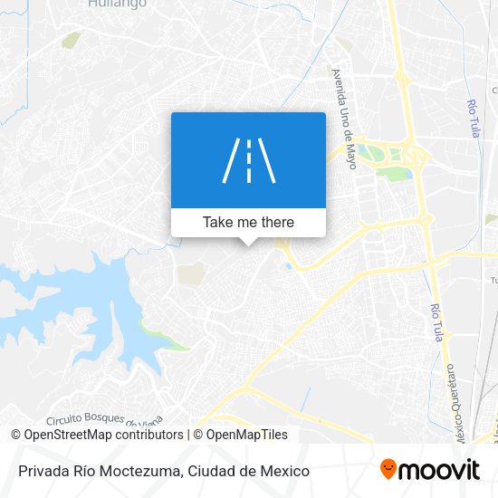 Privada Río Moctezuma map