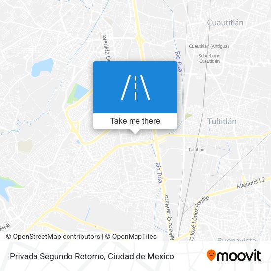 Privada Segundo Retorno map