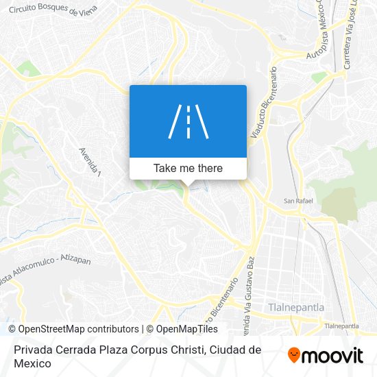 Privada Cerrada Plaza Corpus Christi map