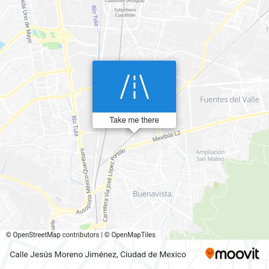 Calle Jesús Moreno Jiménez map