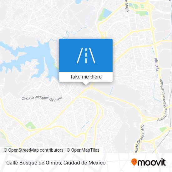 Mapa de Calle Bosque de Olmos