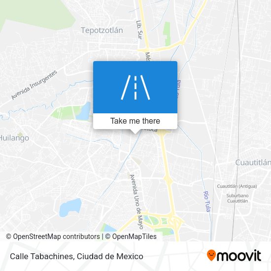 Calle Tabachines map