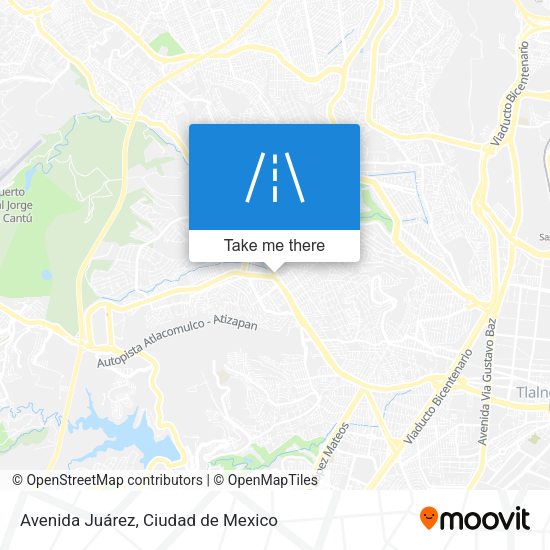 Mapa de Avenida Juárez