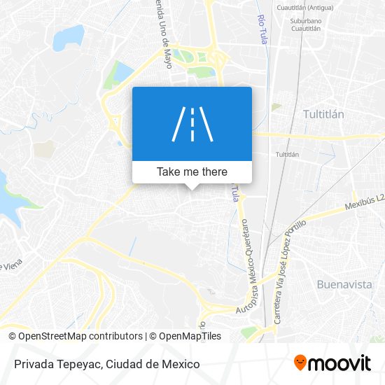 Mapa de Privada Tepeyac