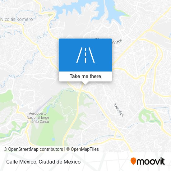 Calle México map