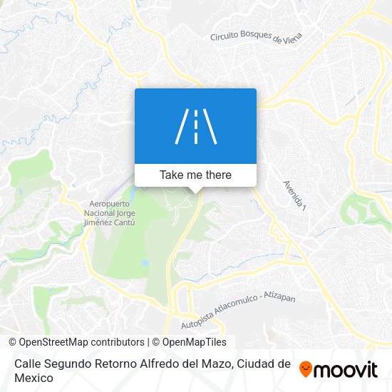 Calle Segundo Retorno Alfredo del Mazo map