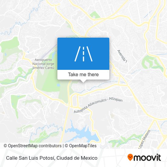 Calle San Luis Potosí map
