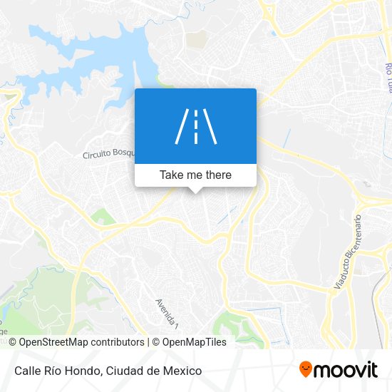 Calle Río Hondo map