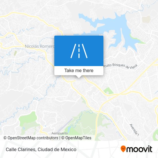 Calle Clarines map