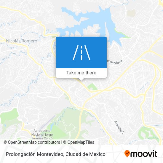 Prolongación Montevideo map
