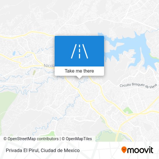 Mapa de Privada El Pirul