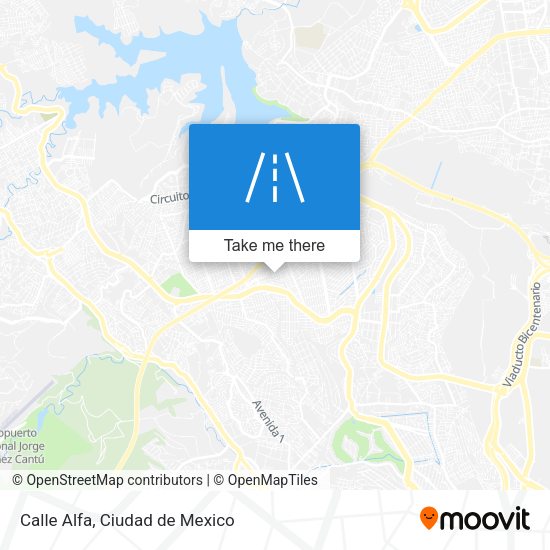 Mapa de Calle Alfa