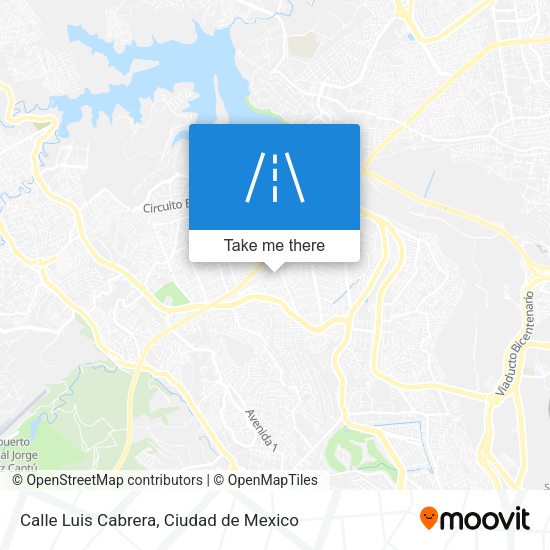 Calle Luis Cabrera map
