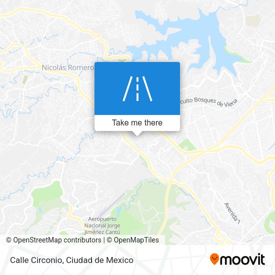 Mapa de Calle Circonio