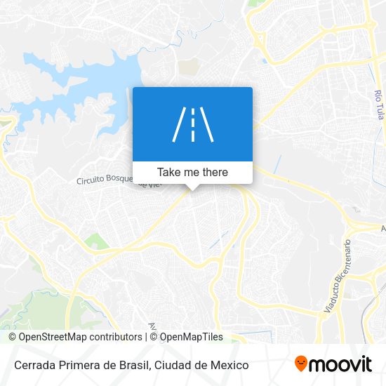 Mapa de Cerrada Primera de Brasil