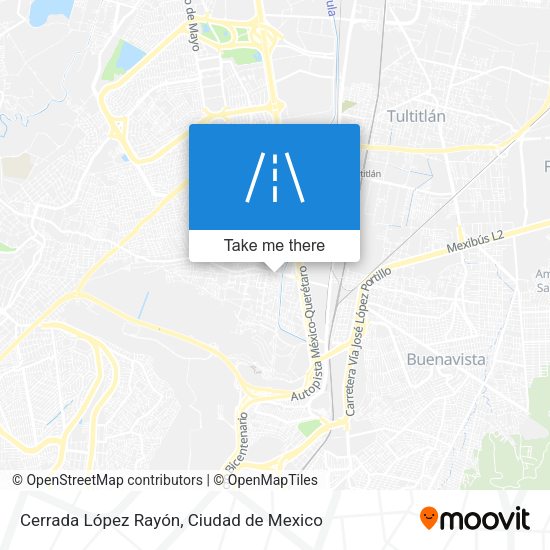 Mapa de Cerrada López Rayón