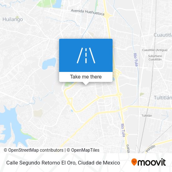 Calle Segundo Retorno El Oro map