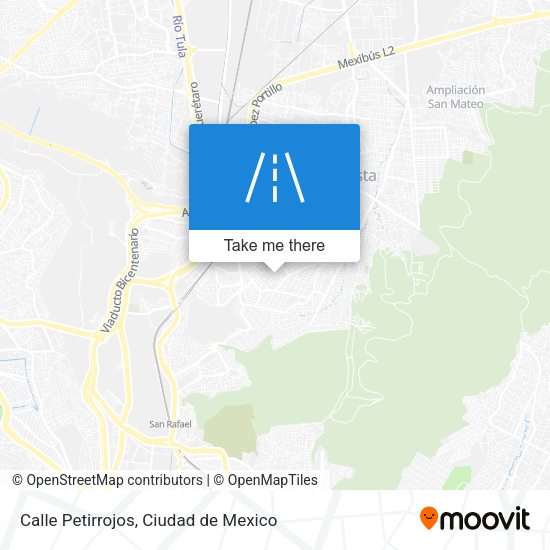 Calle Petirrojos map