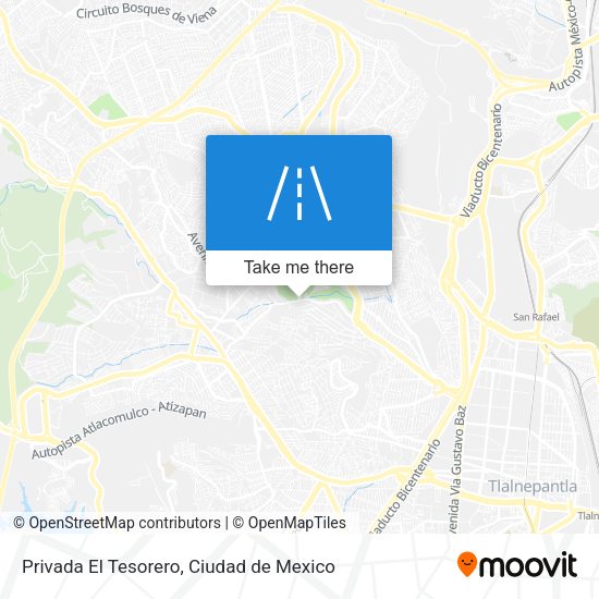 Mapa de Privada El Tesorero