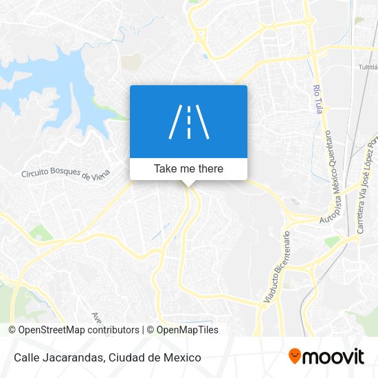 Calle Jacarandas map