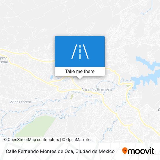 Calle Fernando Montes de Oca map