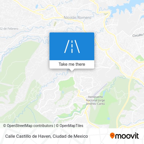 Calle Castillo de Haven map