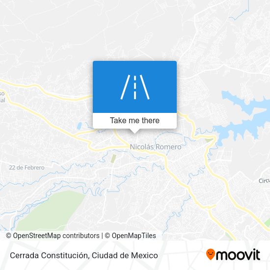 Cerrada Constitución map